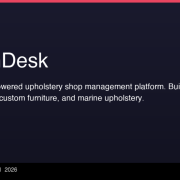 StitchDesk Launches as the First Operating System Built Specifically for the Upholstery Industry StitchDesk Launches as the First Operating System Built Specifically for the Upholstery Industry